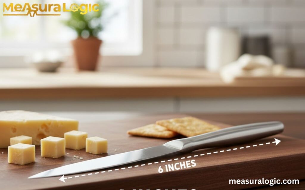 A 6-inch stainless steel table knife with a smooth silver blade