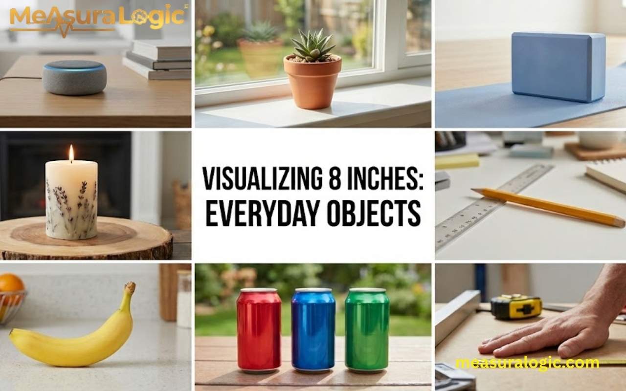 Collage of 8-inch everyday items