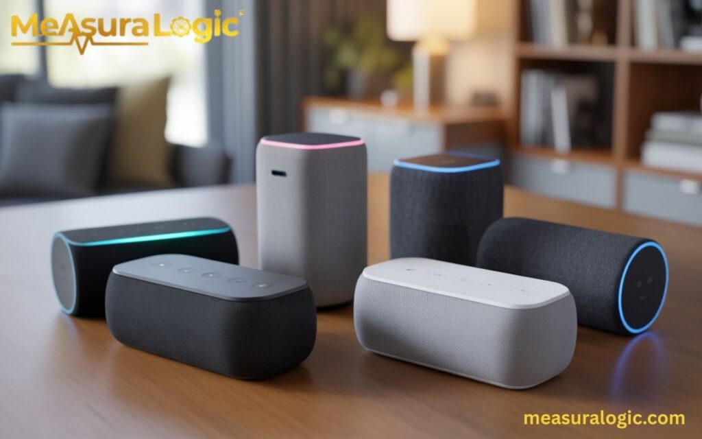 compact smart speakers of about 8 inches